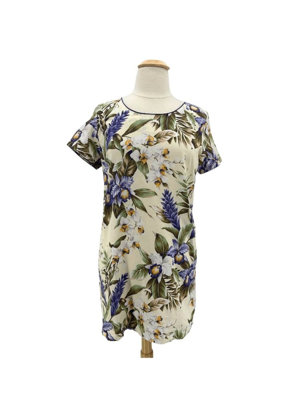 Vintage Island Aloha Wear Womens 2XL Dress Hawaiian Floral Multicolor Mini READ